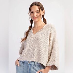 ILLA ILLA Cream Knit Sweater